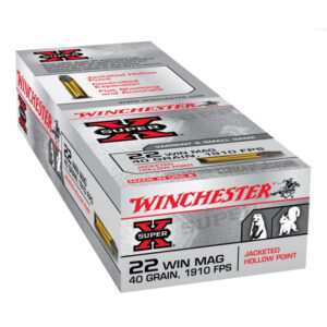 Winchester Ammo 22 MAG 40 grain JHP (50)