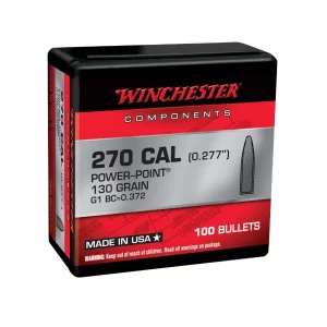Winchester Bullets 270 130 grain PP (100)