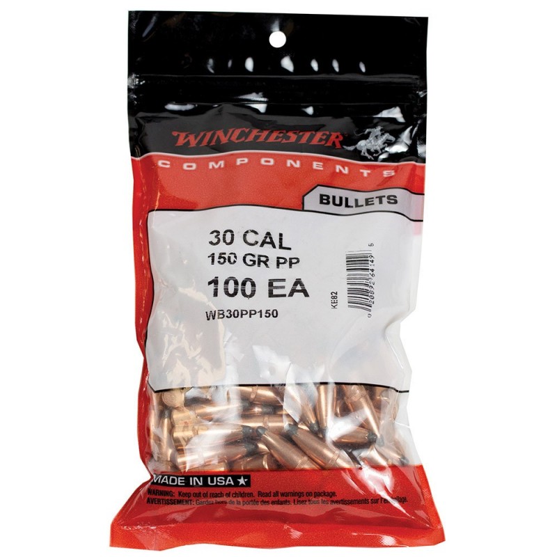 Winchester Bullets 30 150 grain PP (100)